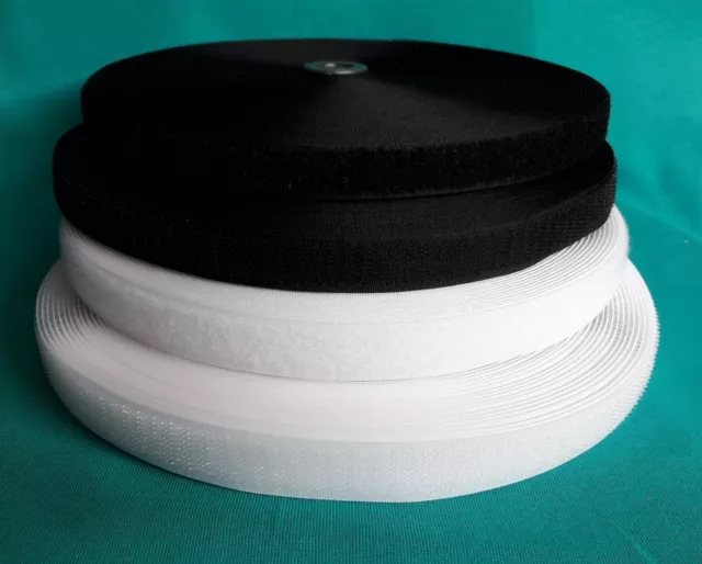 0,44-20,90 €/m Klettband zum Aufnähen &  Selbstklebend 20 mm bis 150 mm Breit