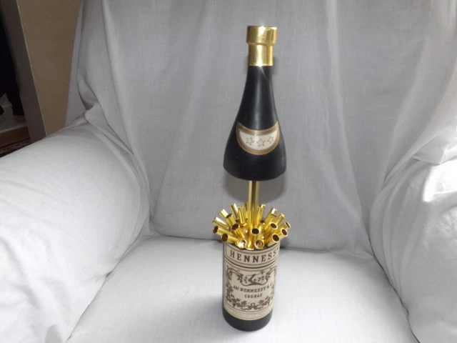 hennessy cigarette holder VINTAGE HENNESSY BOTTLE Cognac Musical Cigarette Dispenser Holder $38.50