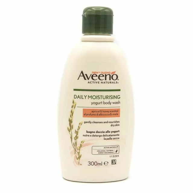 AVEENO Daily moisturising - yogurt body wash at apricot & Honey scent 300 ml