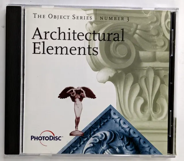 CD PhotoDisc Free Royalties Fotos de Stock Objeto Serie 3 Elementos Arquitectónicos