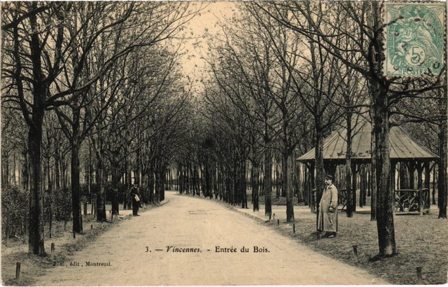 CPA Vincennes Entree du Bois (1347402)