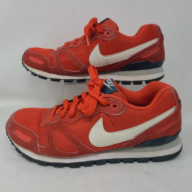 NIKE AIR WAFFLE Trainer Red Suede Leather Casual Sneaker  display picture 1