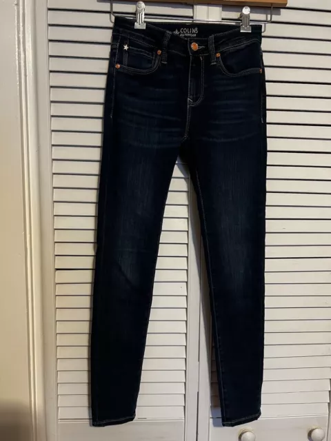 COLIN’S Women’s Size 25 Waist Jeans Stretch Dark Denim Pants Skinny Ankle