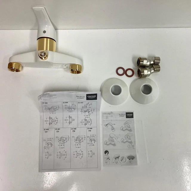 Mitigeur Douche Grohe Eurosmart Cyprum Or Rose Robinetterie Murale Salle De Bain