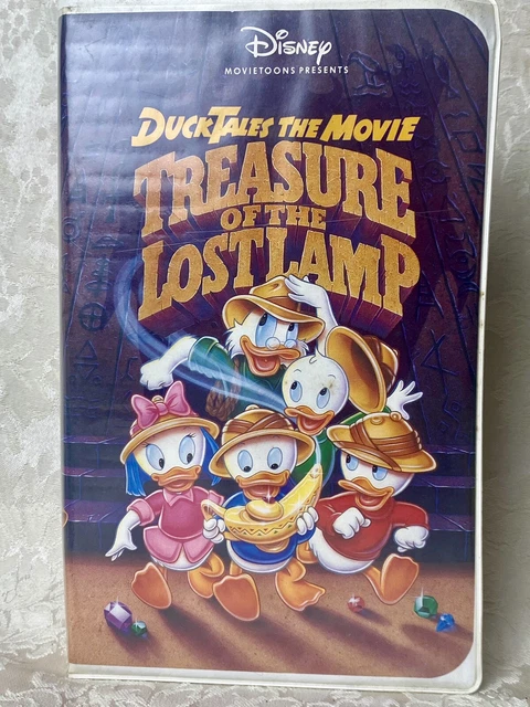 DISNEY DUCKTALES THE Movie Treasure Of The Lost Lamp Vhs Tape Vintage ...