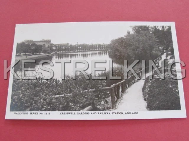 Cresswell Gardens & Railway Station Adelaide South Australia Postcard