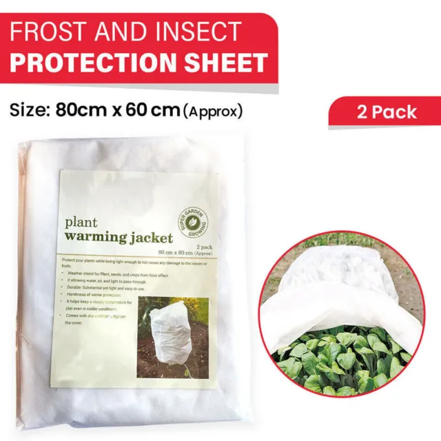 Frost Warming Jacket Cover For Garden Fleece Plant Winter Cover Crop trees Sizes