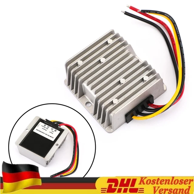 12V Auf 48V DC Step Up Konverter – 6A, 288W, Spannungsregler | Für Golfwagen, Auto, Solaranlagen