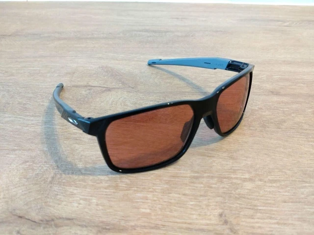 Oakley Sports Sunglasses Portal X Polished Black Frame Brown Lenses #0OO9460
