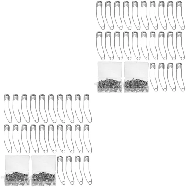 400 Pcs Bent Pin Safety Jewelry Rust-resistant Basting Mini Tool