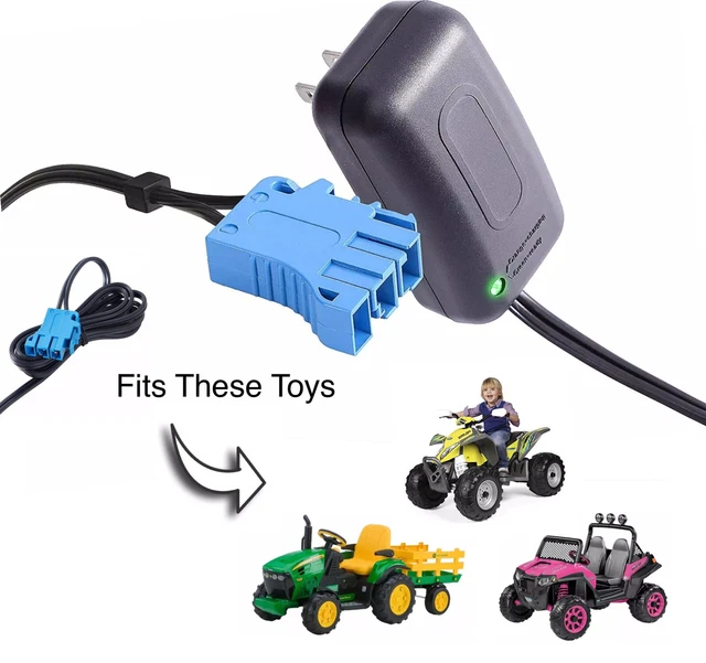 12VOLT BATTERY CHARGER PegPerego John Deere Gator XUV Polaris Outlaw