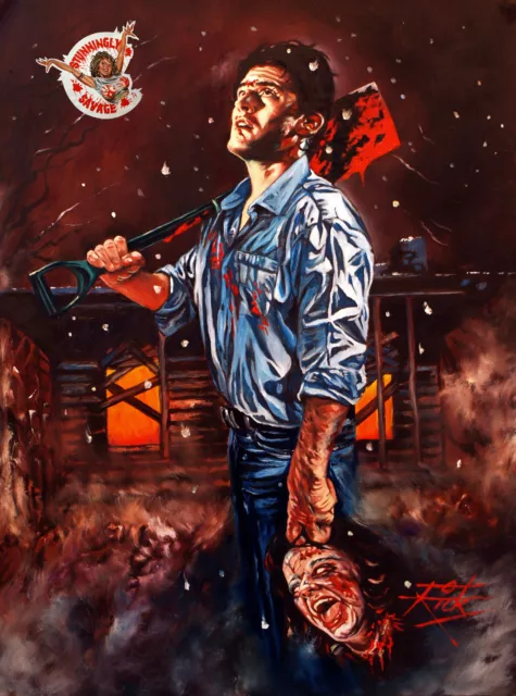 Bruce Campbell / The Evil Dead / Heavyweight Archival Rick Melton Fine Art Print