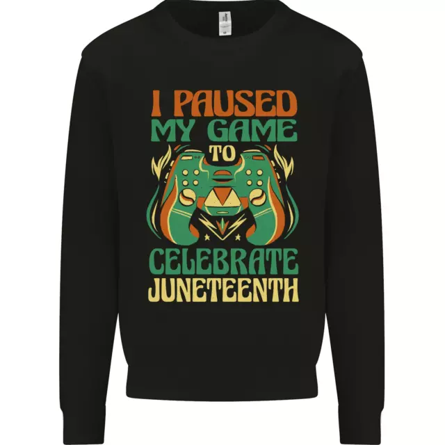 Juneteenth Gamer Gaming Video Games Mens Sweatshirt Jumper