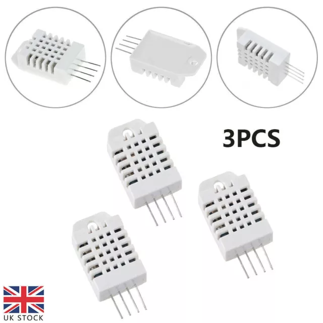 3Pcs Digital DHT22/AM2302 Temperature Humidity Sensor SHT11/15 RHT03 Arduino PIC