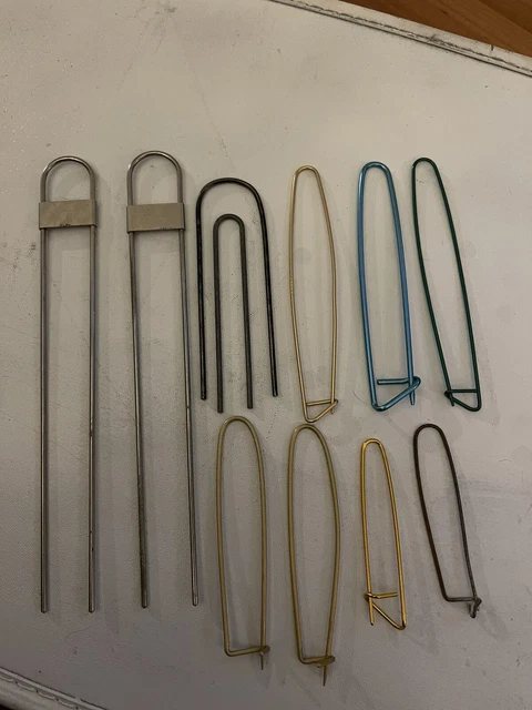 Soportes de puntada de hilo vintage y modernos X 11 piezas