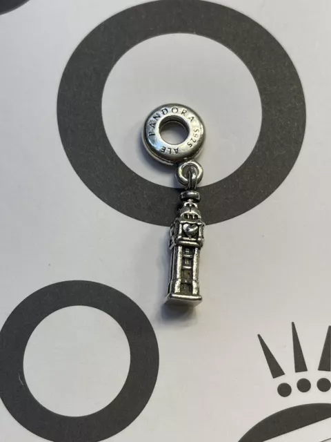 Authentic Pandora Charm. Big Ben 925 Ale.