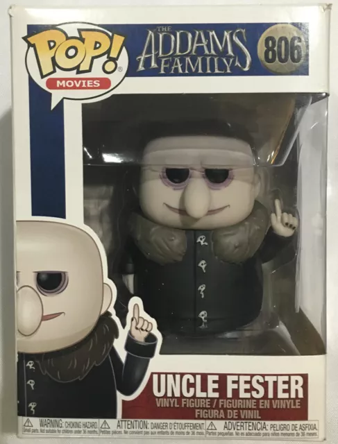 Funko POP! Movies-The Addams Family S2-UNCLE FESTER #806 w/Protector