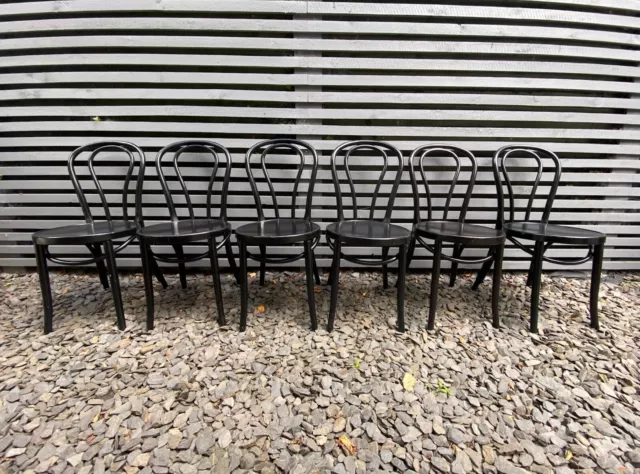 IKEA GLA BLACK composite plastic version of Thonet bentwood