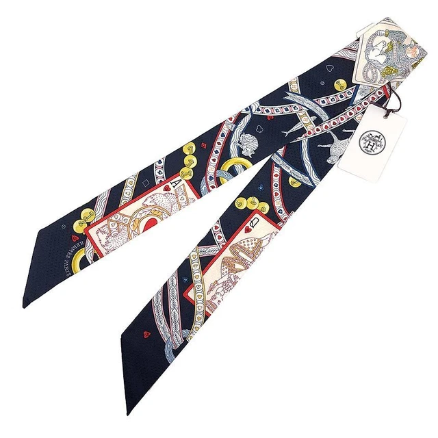 Hermes Twilly Thai Scarf Dame De Coeur Dam Do Cool Queen Of Hearts 2022 Autumn A
