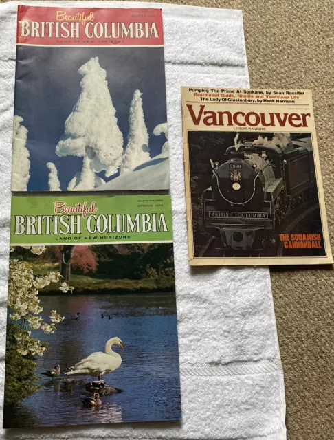 Beautiful British Columbia - Winter 1974 - Spring 1975 & Vancouver Leisure 1974