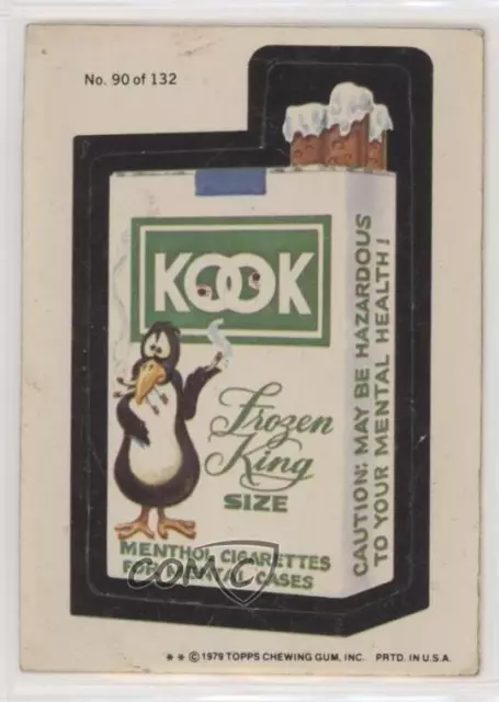 1979 Topps Wacky Packages Rerun Series 2 Kook (Two Stars) #90.2 0s4