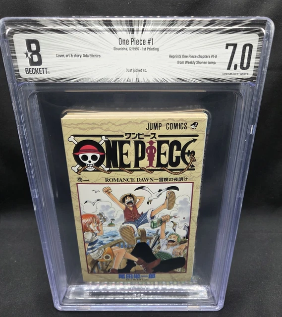 BGS 漫画鑑定 ONE PIECE 1巻 初版 1st Beckett I graded the first release of Japanese One Piece Cards from