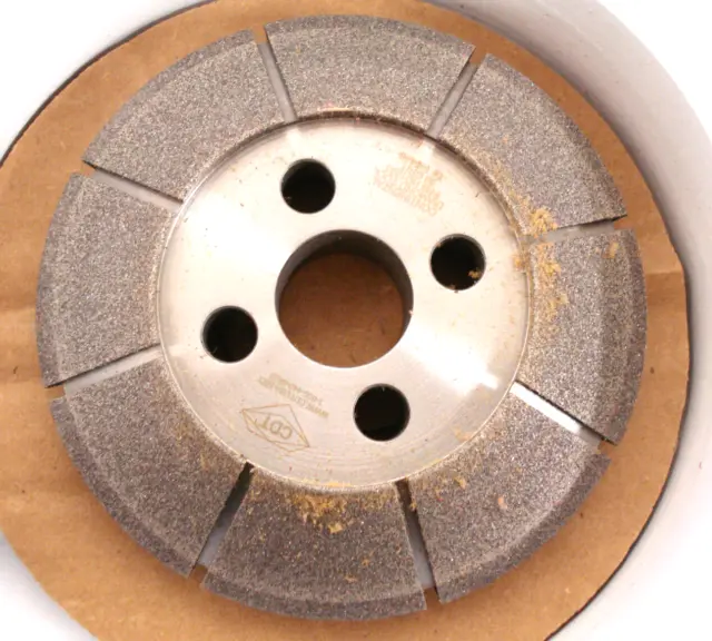 CDT Diamond Plated Grinding Wheel 1EE1 4.75" x .875" x 1"  45°
