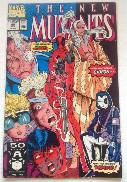 New Mutants #98! (Feb.,1991) High Grade! First Deadpool! Marvel Key!