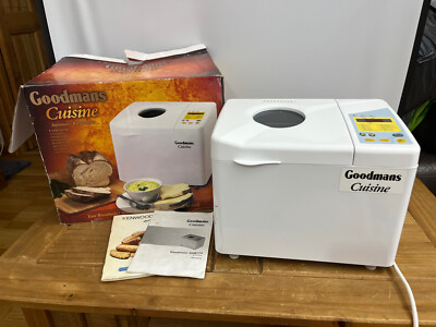 goodmans cuisine breadmaker recipe book