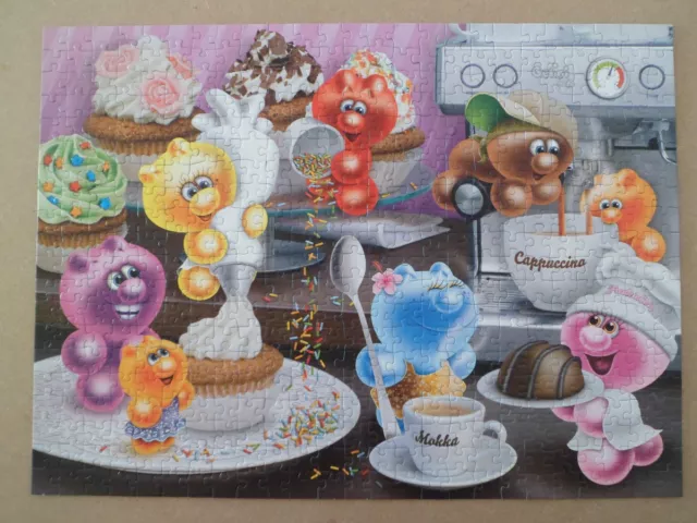 500 Teile Puzzle Ravensburger Gelini Frühstückskaffee - 49 x 36 cm - ohne Karton