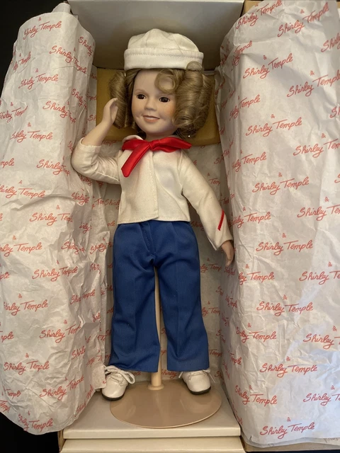 Danbury Mint Dolls Of The Silver Screen Shirley Temple “Captain January” Doll