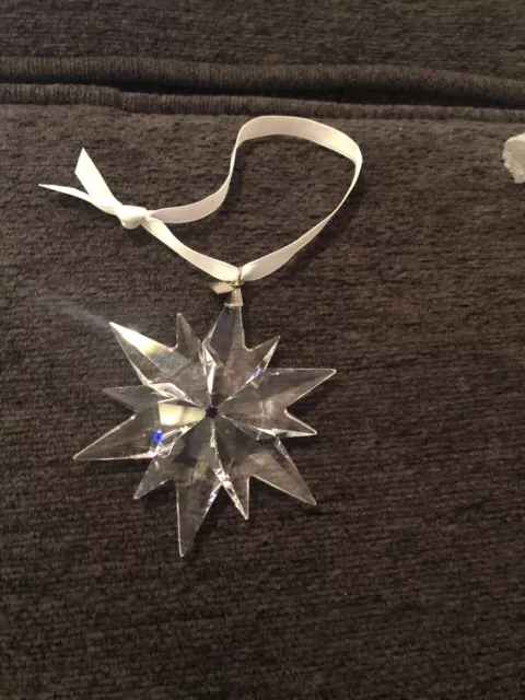 Swarovski Crystal Christmas Ornament 2017 Snowflake NO BOX