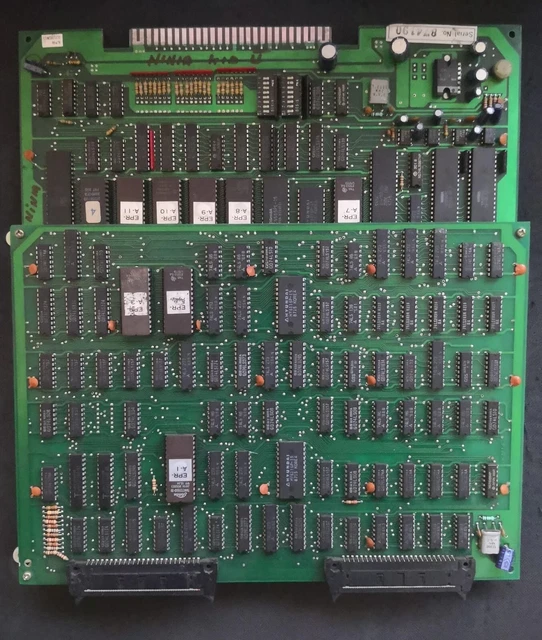 Upl Pcb NINJA KID II / Rar@ Board By UPL Jamma PCB Arcade GAME Working ...