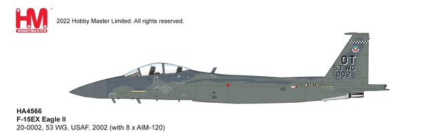 Hobby Master HA4566, Boeing F-15EX 20-0001, 40th Flight Test Sqn., Eglin, 1:72 Hobby Master HA4566, Boeing F-15EX 20-0001, 40th Flight Test Sqn., Eglin, 1:72