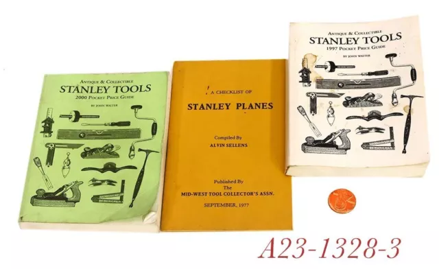 books guides STANLEY TOOLS JOHN WALTER POCKET reference planes chisels others