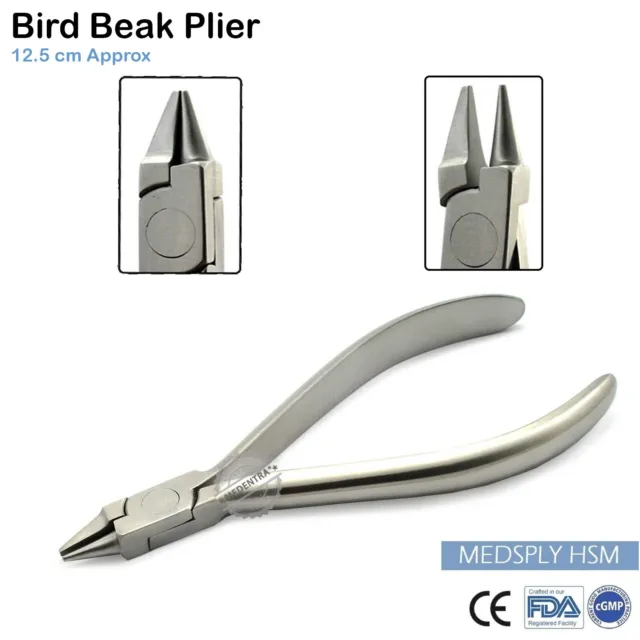Surgical Bird Beak Endodontic Retainer Pliers Wire bending Loop Forming Pliers