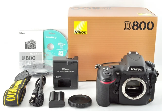 Nikon D800 [MINT in Box] 36.3MP FX Digital SLR Camera Body Only, Sharp!