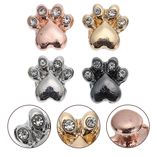 4 piezas correa de reloj decorativa de metal con cinturón de dijes compatibles