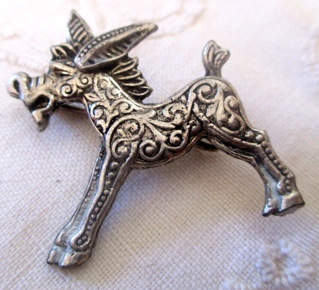 Broche Ancienne En Argenté Porte-photo - Bijou Vintage Superbe Et Unique