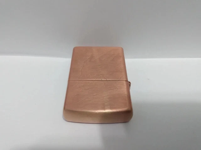 Zippo 2005 Wolf Copper Brass Color Case No Insert No Box Read 11