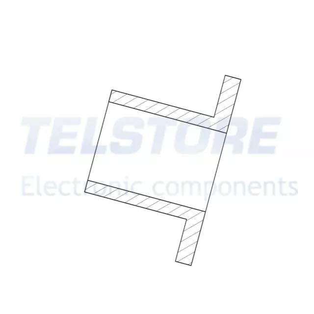 10pcs  Tubetto isolante poliamide 66 diametroest 13mm diametroint 10mm UL94V-2 8