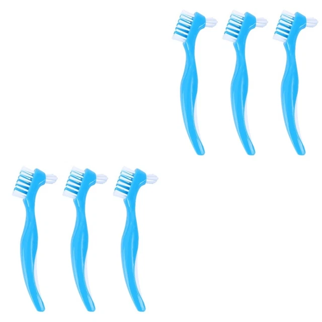 6 piezas Prótesis Cepillo de dientes Cepillo doble Cabezal Cuidado Persure Cepillo de dientes
