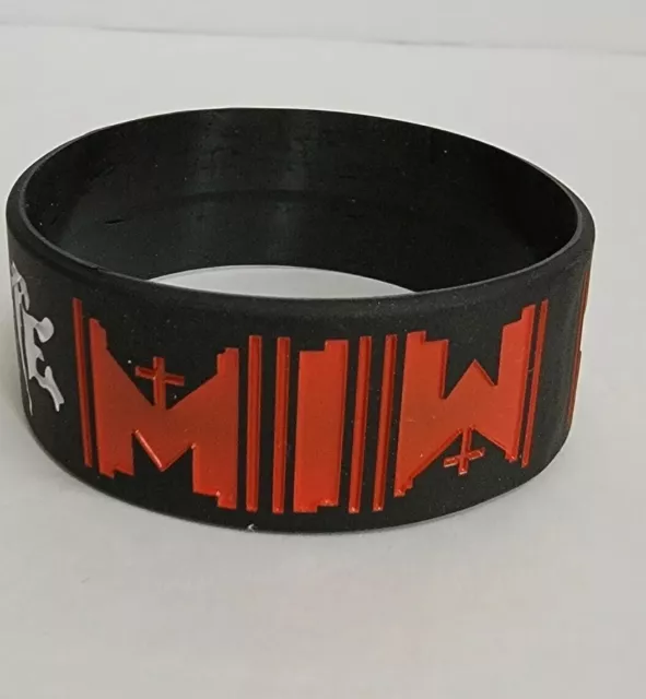 Motionless in white Rubber Bracelet Wristband rock band logo NEW music