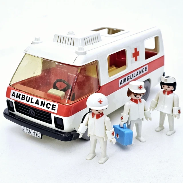 VEHICULE PLAYMOBIL 4223 Ambulancier Et Voiture D'urgence EUR 10,00 - FR