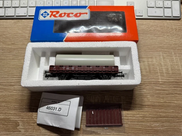 ROCO WAGON CITERNE TEXACO DB à BOGIES + boite éch HO réf 4353 A EUR