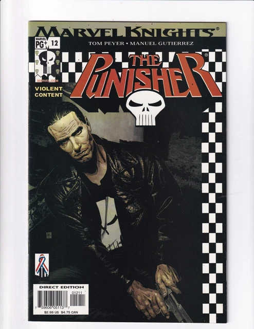 Punisher #12 2002 NM Marvel Knights Tie in Garth Ennis Tim Bradstree Bag/Boarded