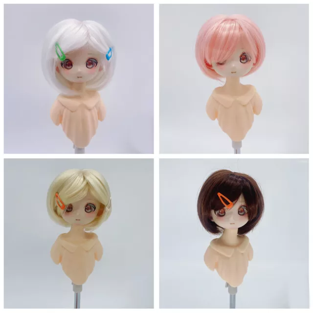 Dolls Accessories Short Hair Wigs for 1/3 1/4 1/6 BJD Doll DIY Parts Hair Wig