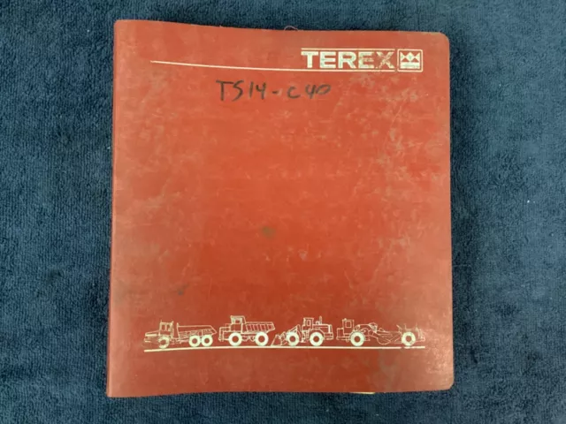 Terex TS14-C40 Tractor Partes Catalog Manual