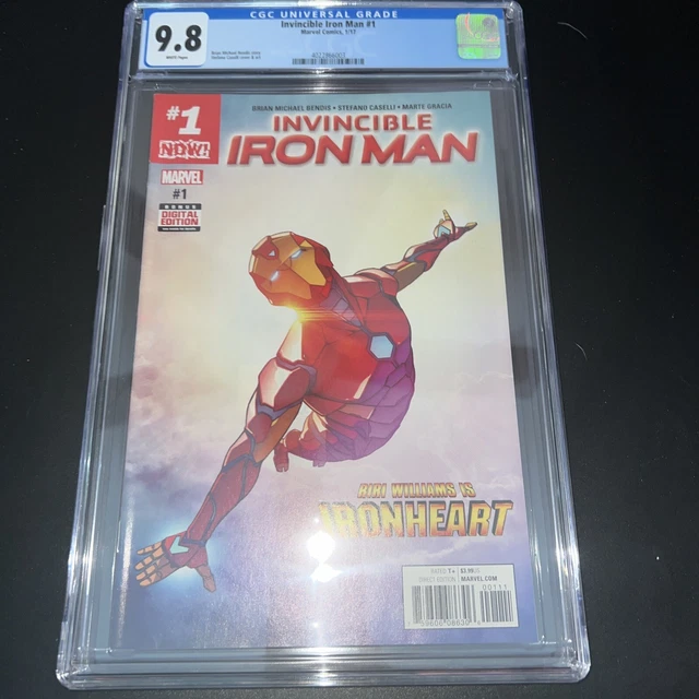 Invincible Iron Man #1 2017 CGC 9.8 Riri Williams Ironheart