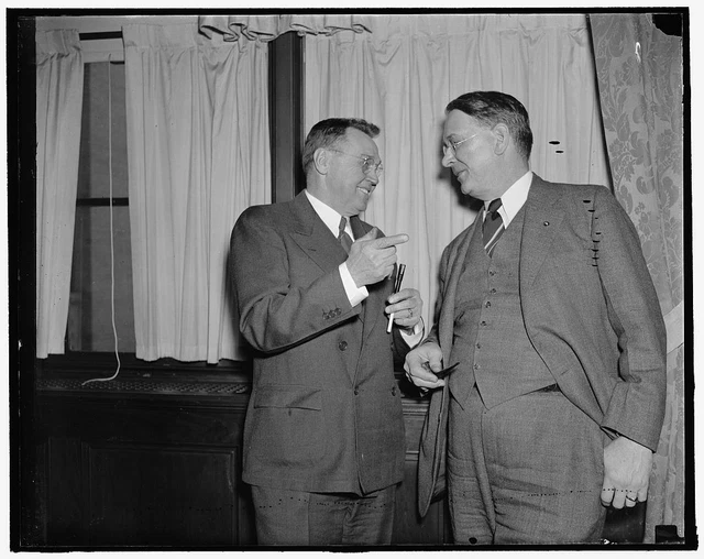 Reproduced 1938 Photo Left To Right: WK Gunther Gaffney, So Car Pres & Treas  t